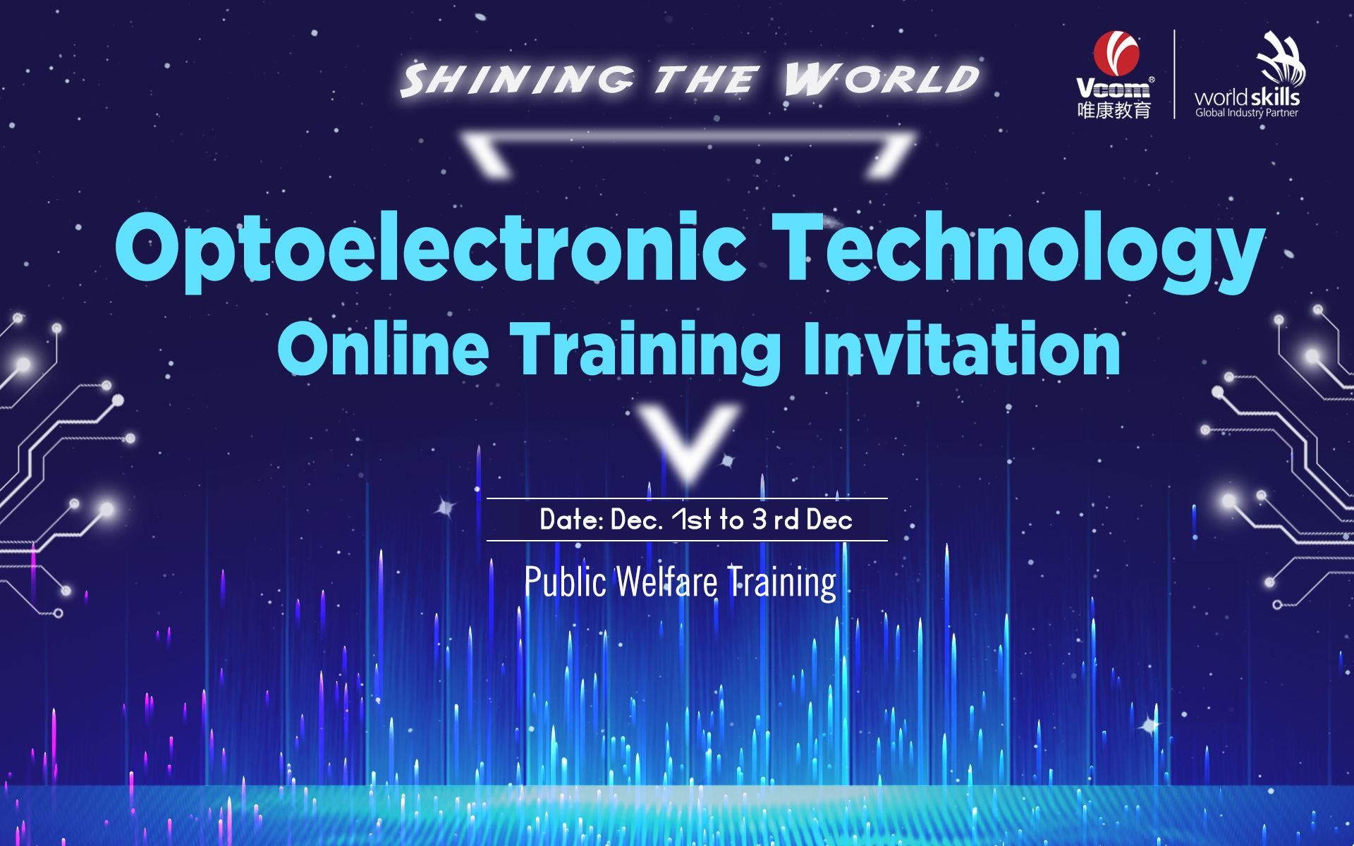 VCOM International Skills Online Training Center Launched on 1st Dec