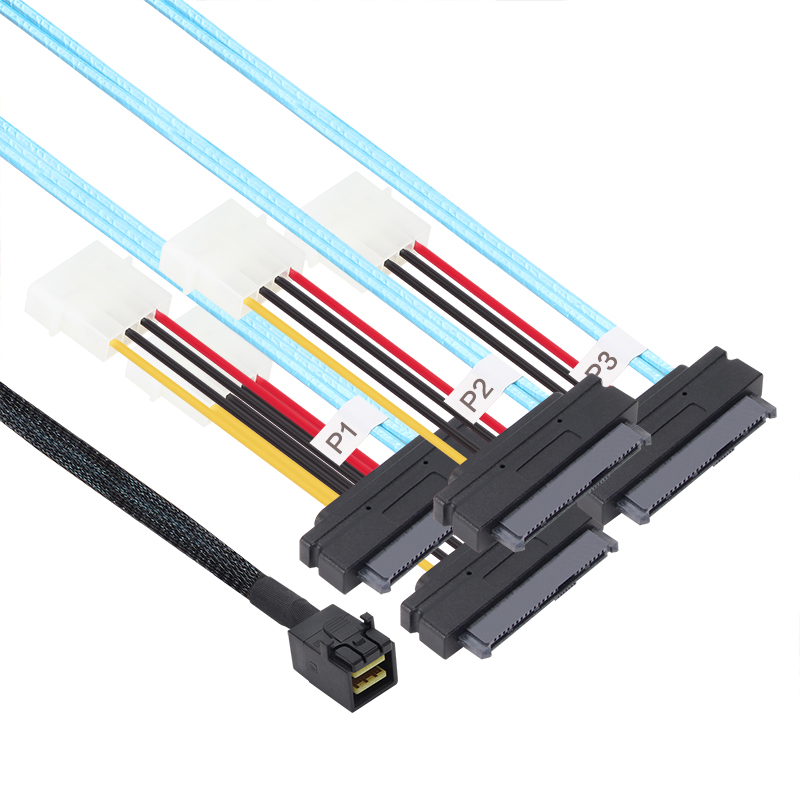 MINISAS HD 36P TO 4*SAS 29PIN CH543