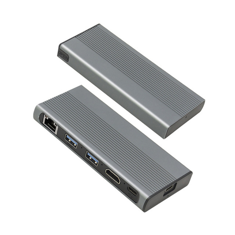 6 in 1 USB C SSD Enclosure Docking