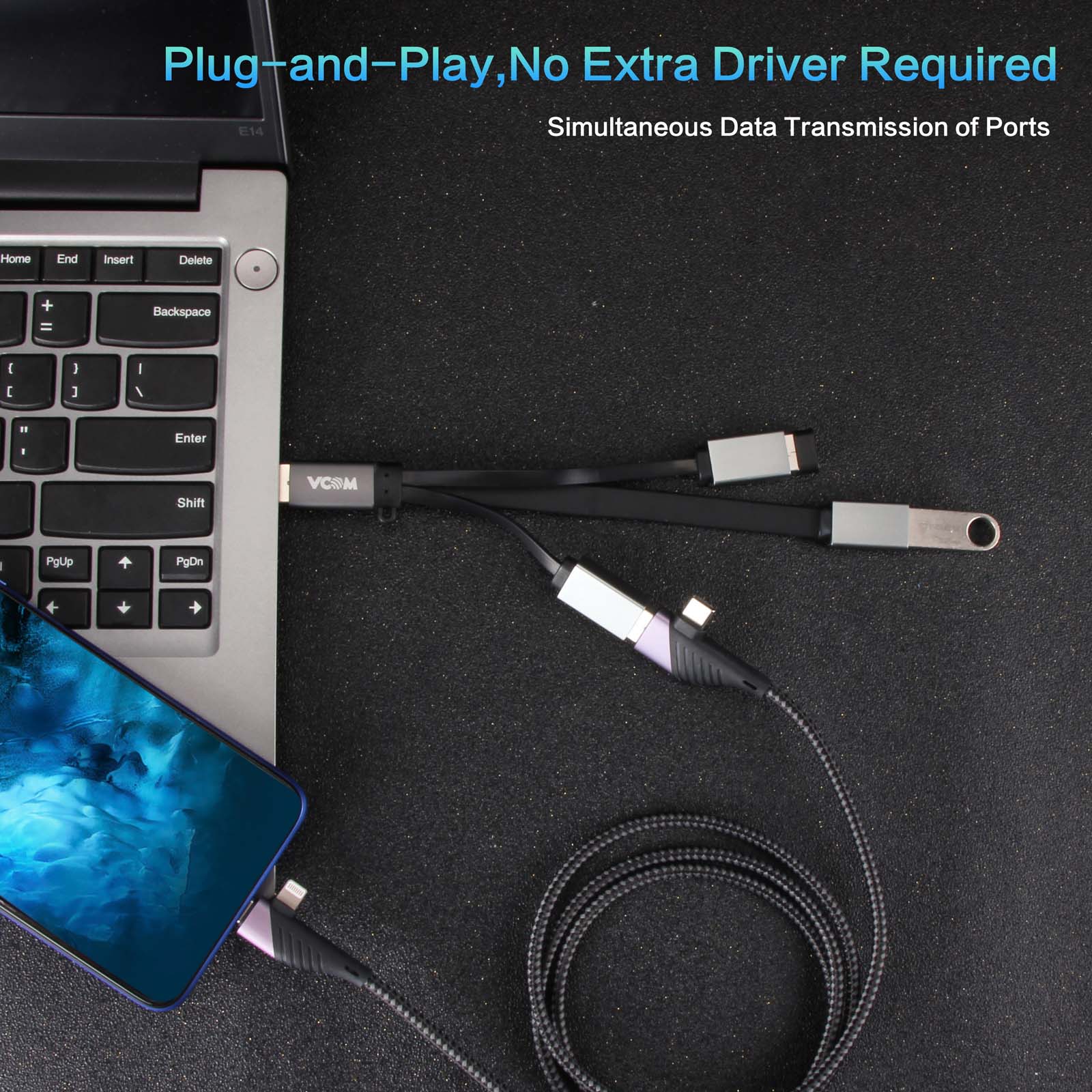 USB3.0 TO USB3.0*1+USB2.0*2 Cable DH298A