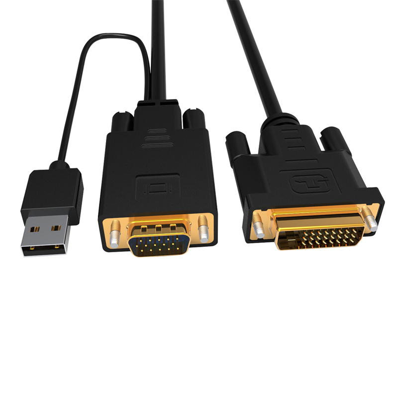 VGA TO DVI-D(24+1) MM Cable CG492