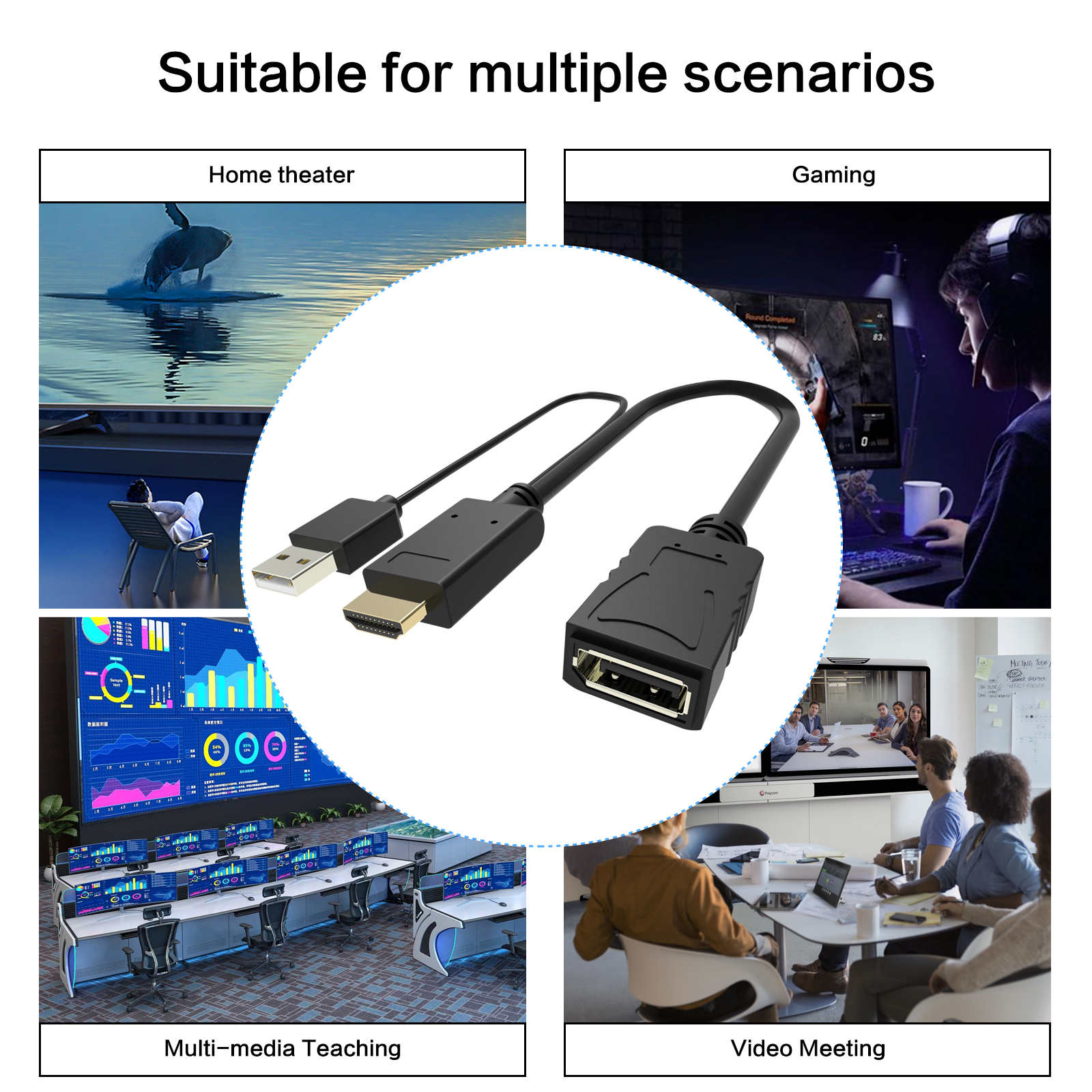 HDMI/AM TO DP Cable CG599A