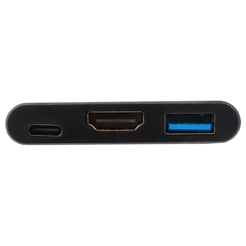 USB C to HDMI+USB3.0+PD 3 in 1 Docking CU454A