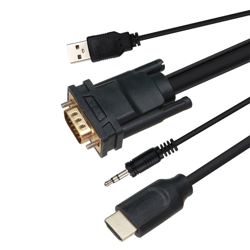 VGA to HDMI Cable with Power and Audio CG493A