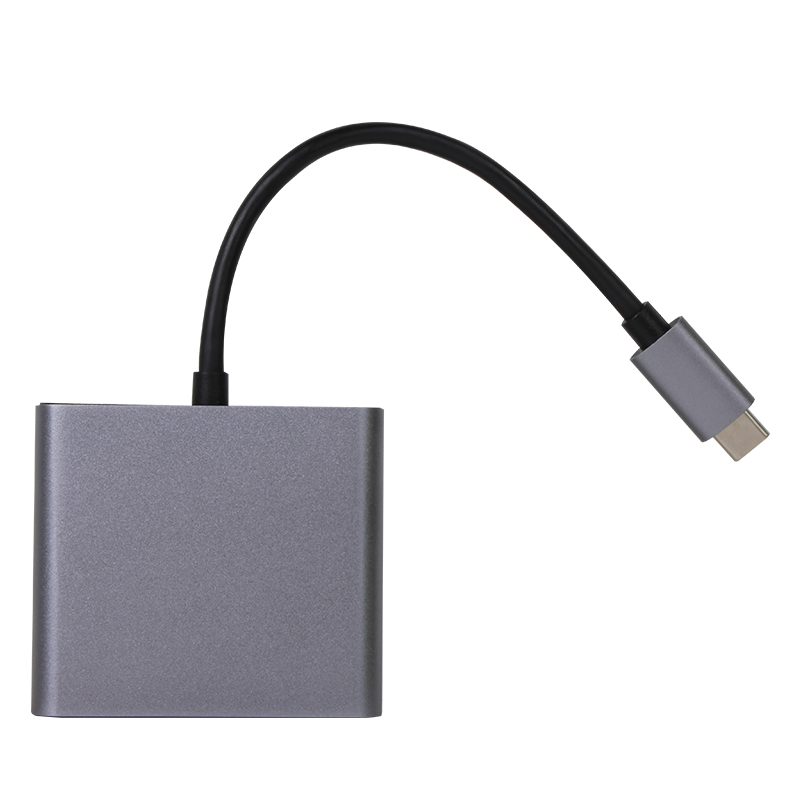 USB C to HDMI+USB3.0+PD 3 in 1 Docking CU454A