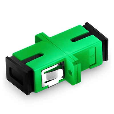 SC APC Fiber Optic AdapterDuplex