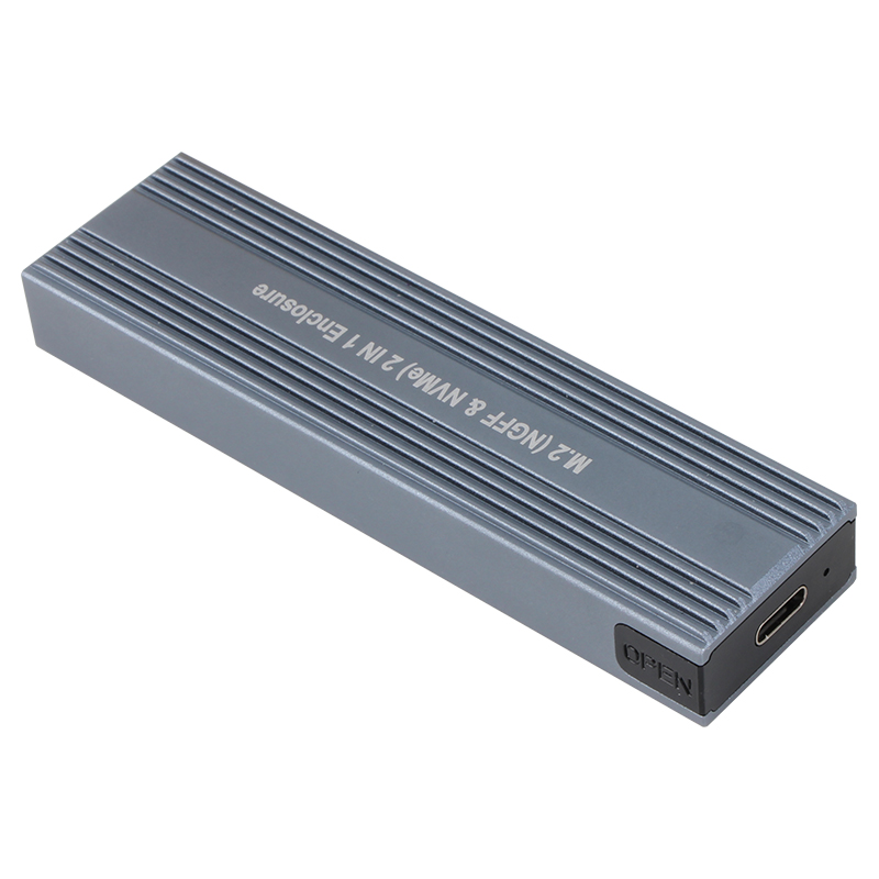 M.2 NVME and SATA dual protocol SSD Enclosure