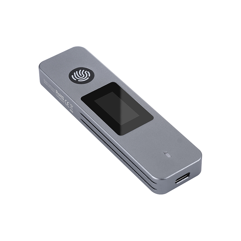 Visual Fingerprint Encryption SSD Enclosure