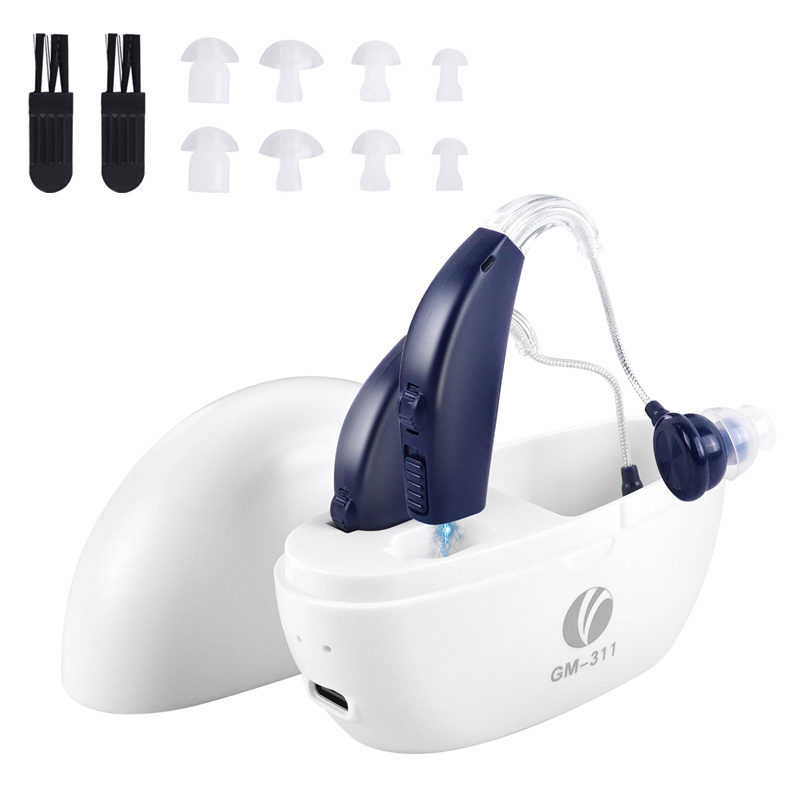 Hearing Aids with Charging Base