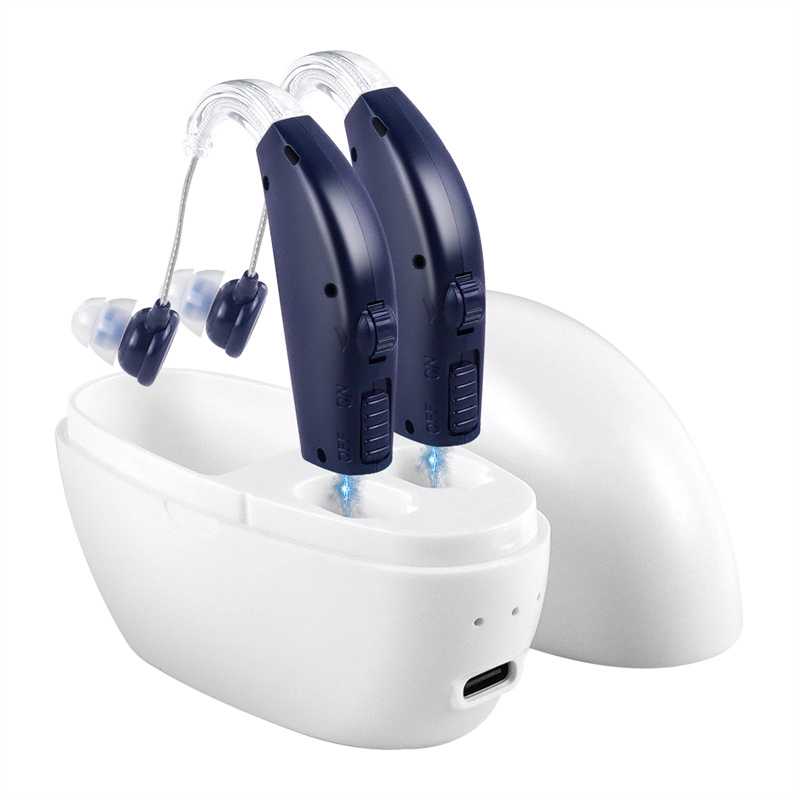 Hearing Aids with Charging Base