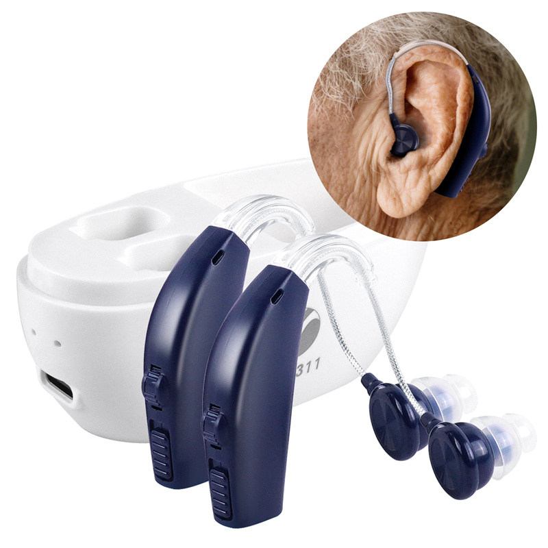 Hearing Aids with Charging Base