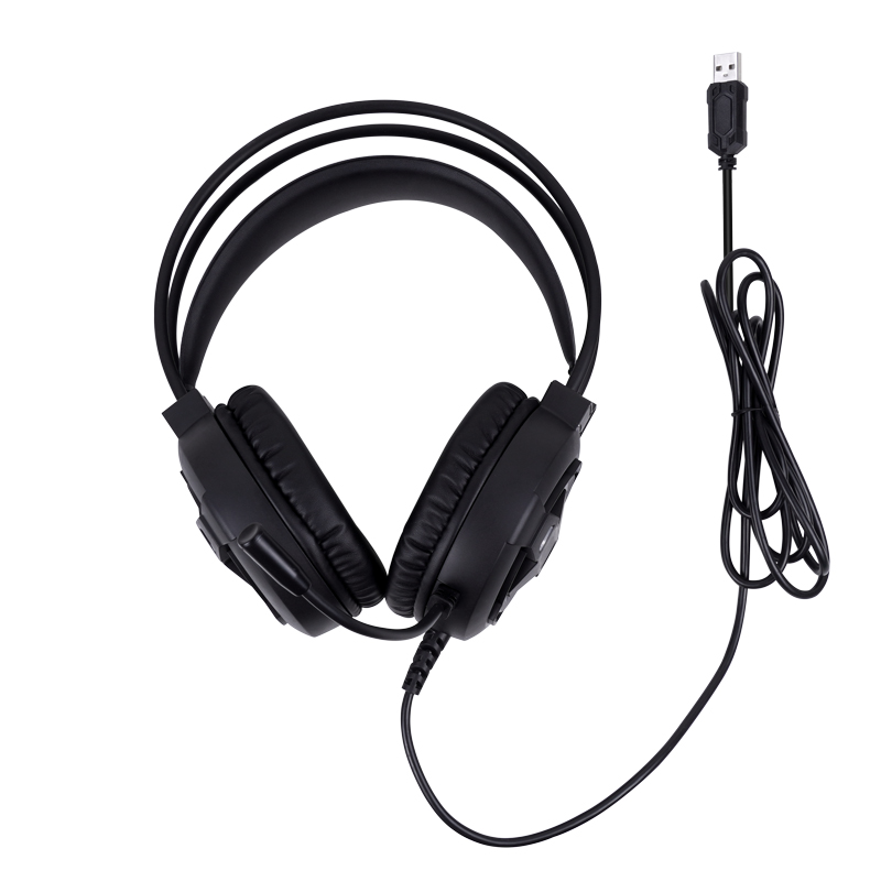 USB-wired Over-ear RGB Gaming Headset