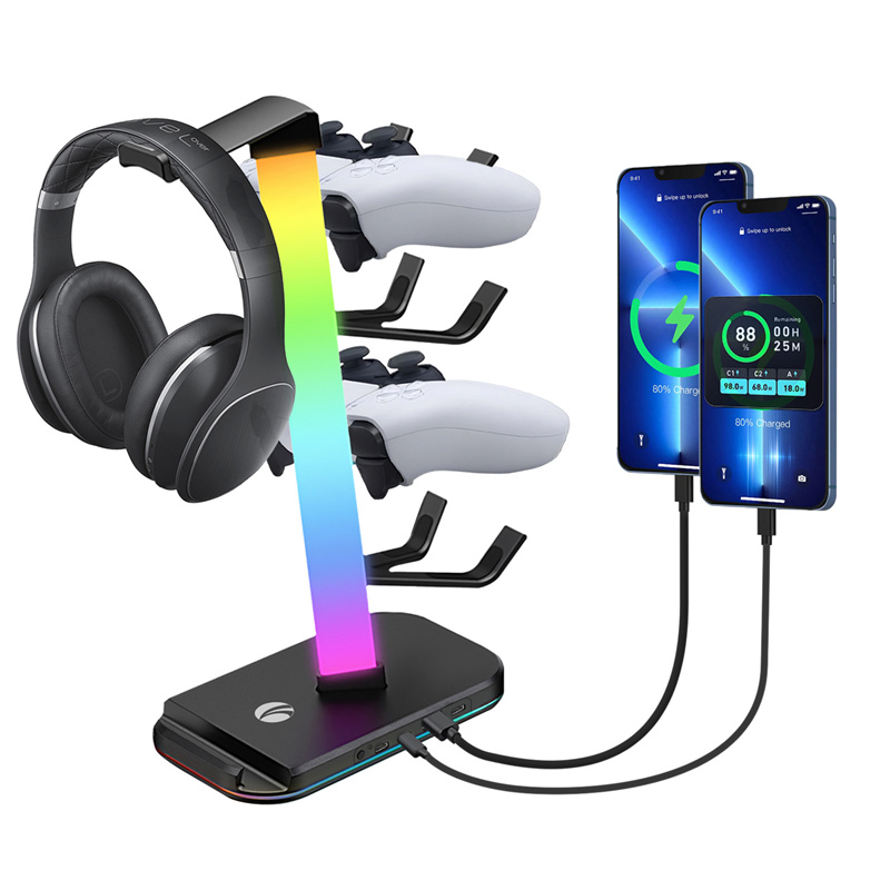 VCOM RGB Headphone Stand 