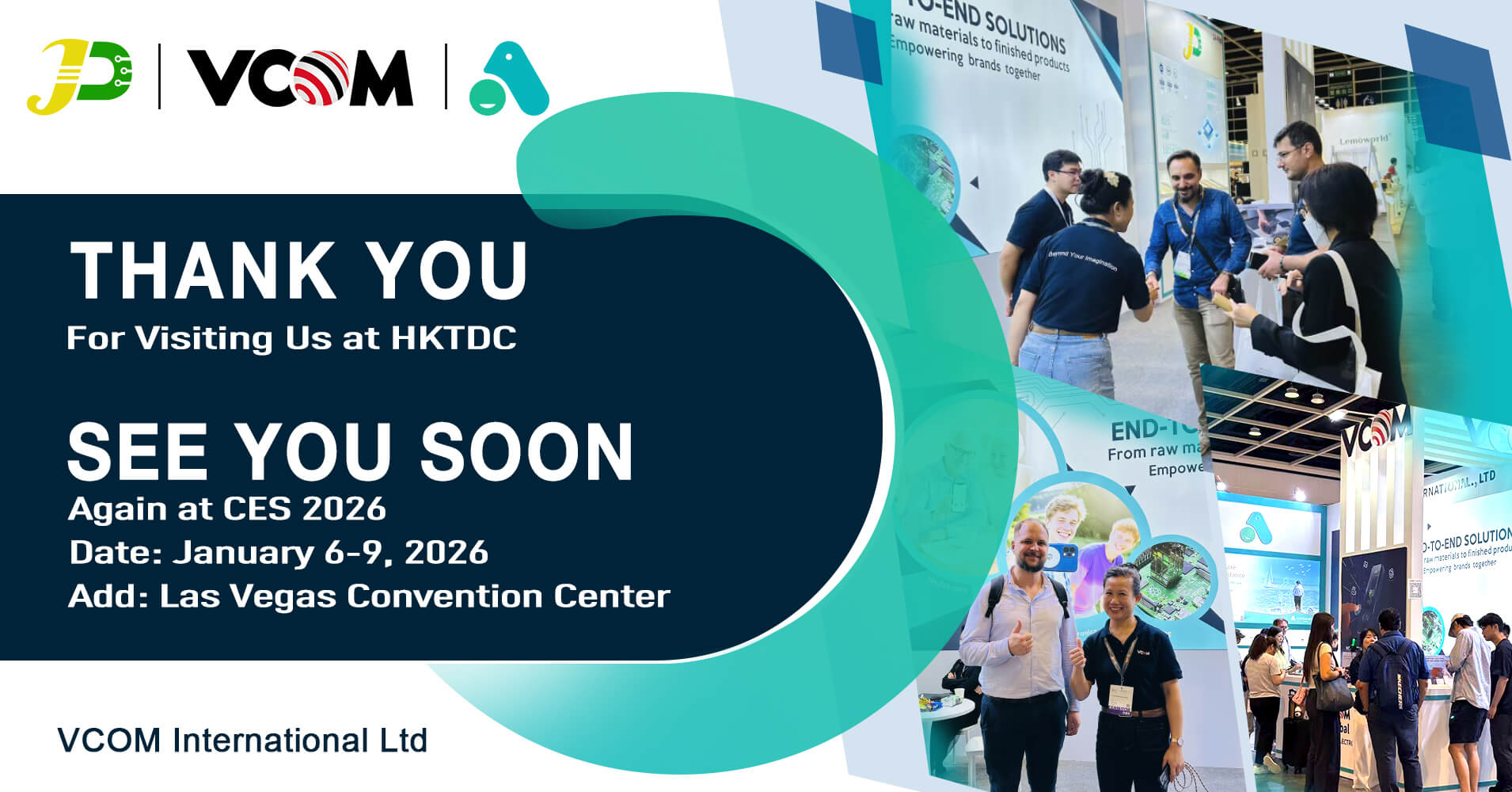 VCOM Shines at Hong Kong Electronics Fair: Spotlights AI-Powered Future