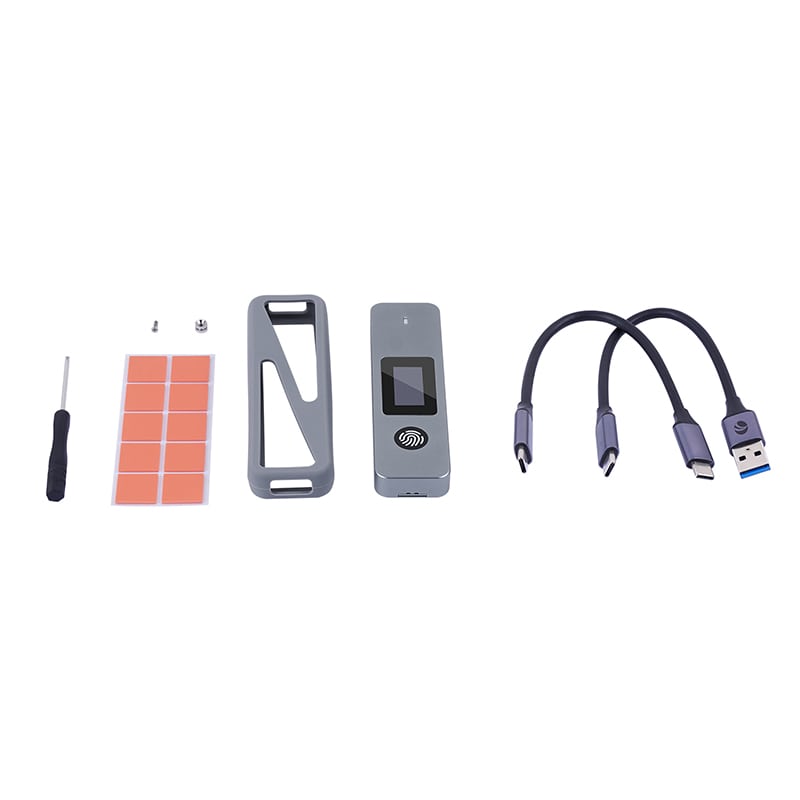 Visual Fingerprint Encryption SSD Enclosure