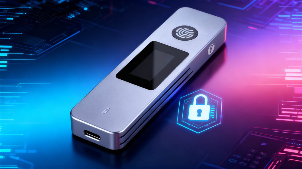 Your Ultimate Data Guardian: The VCOM Fingerprint Encrypted SSD Enclosure