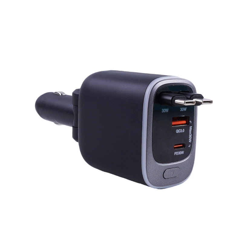 Car Charger with USB-C Cable