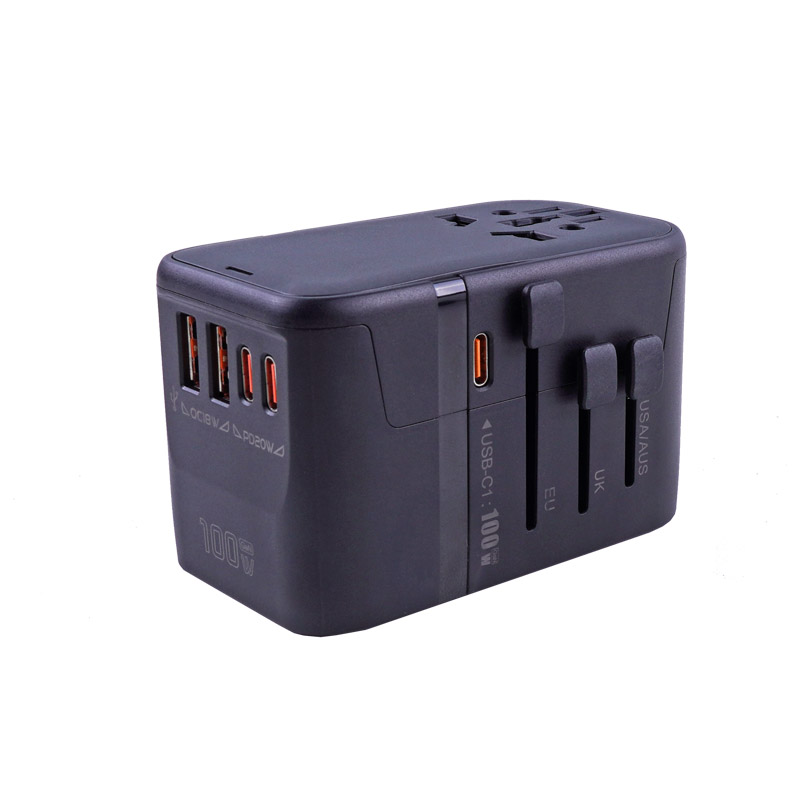 High Speed Charging Travel Power Adapter GaN 100W