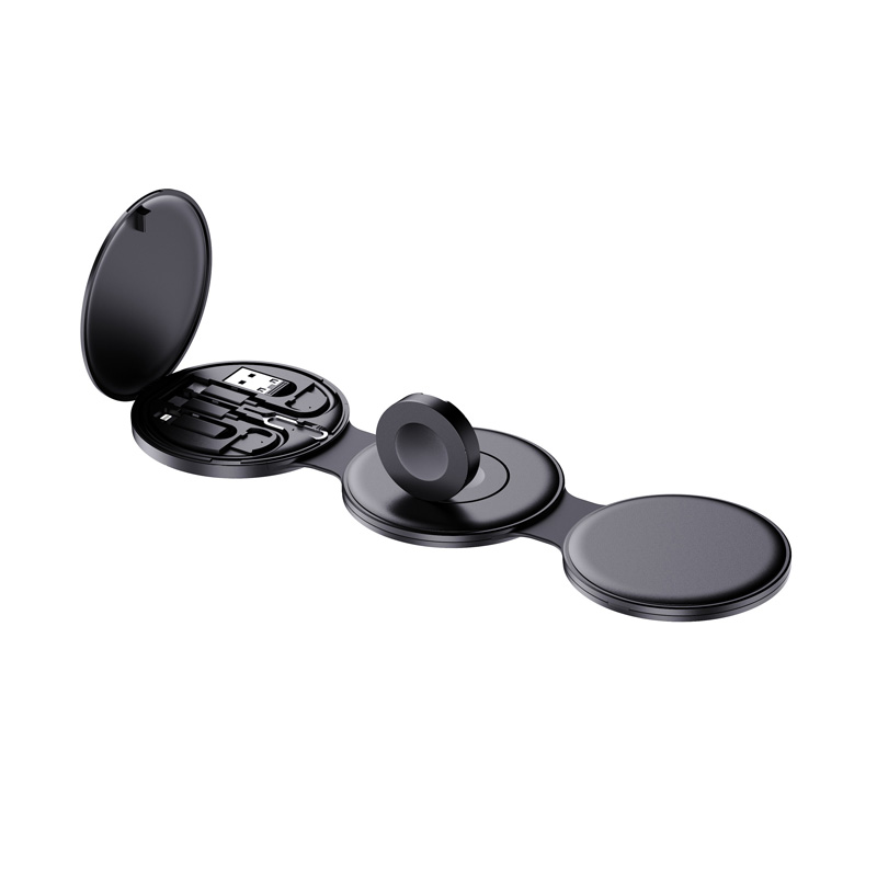 Magnetic Travel Charging Station with Adapter