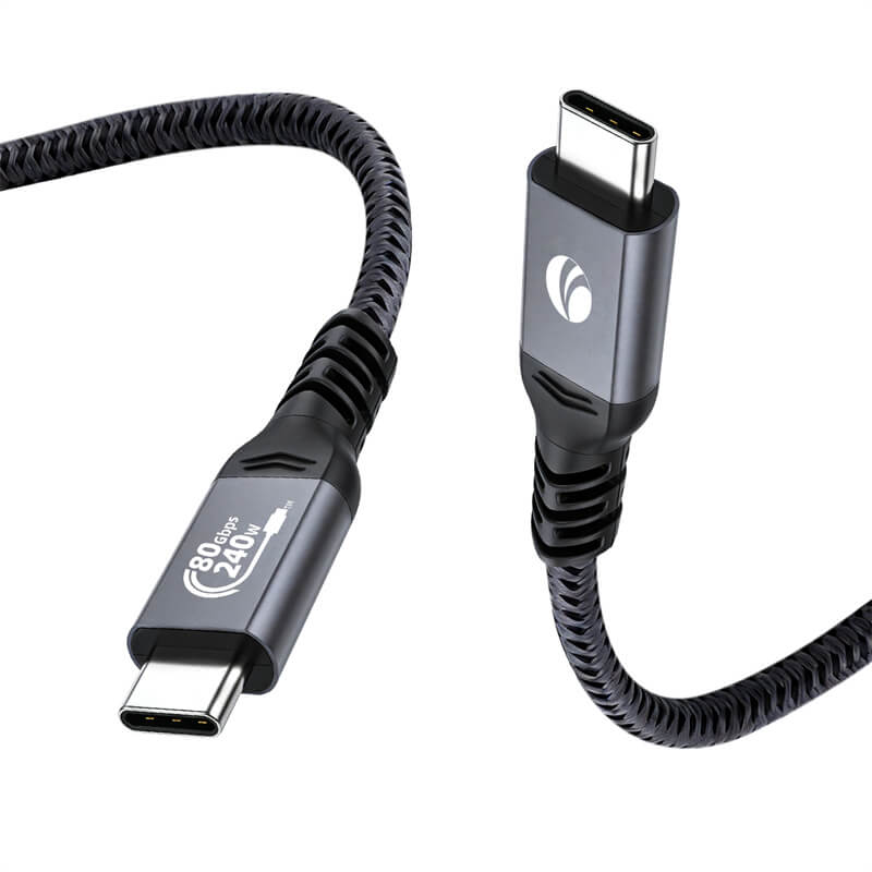 USB4 V2.0 80Gbps Cable Compatible with Thunderbolt 5 