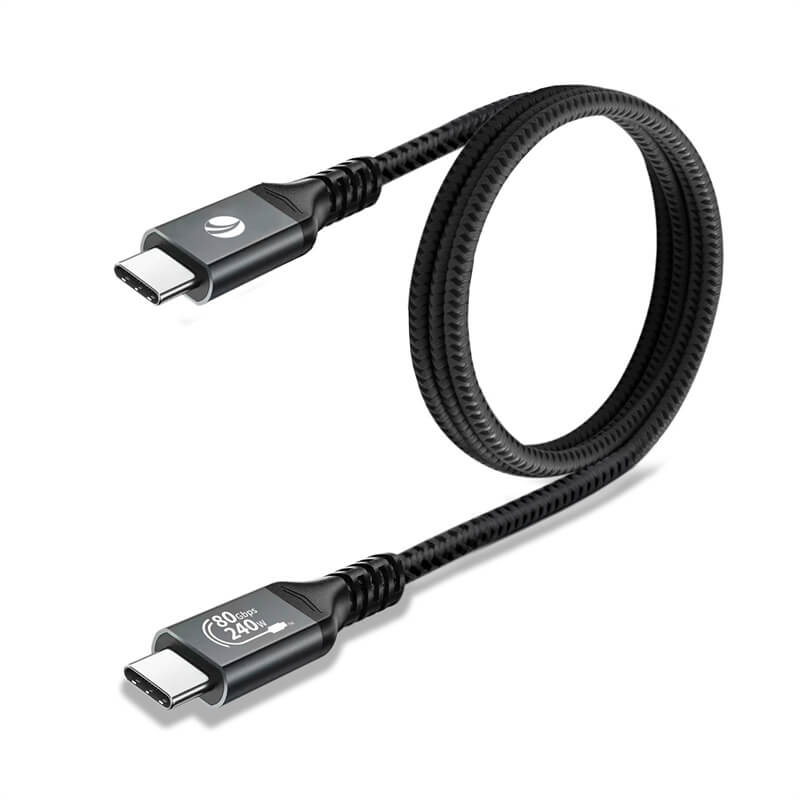 USB4 V2.0 80Gbps Cable Compatible with Thunderbolt 5 