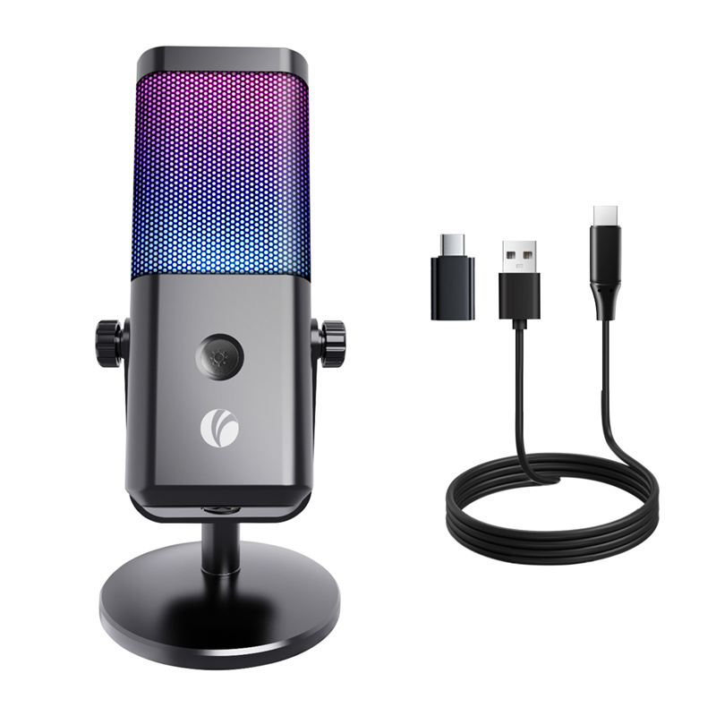 USB RGB Condenser Microphone 24bit/192kHz