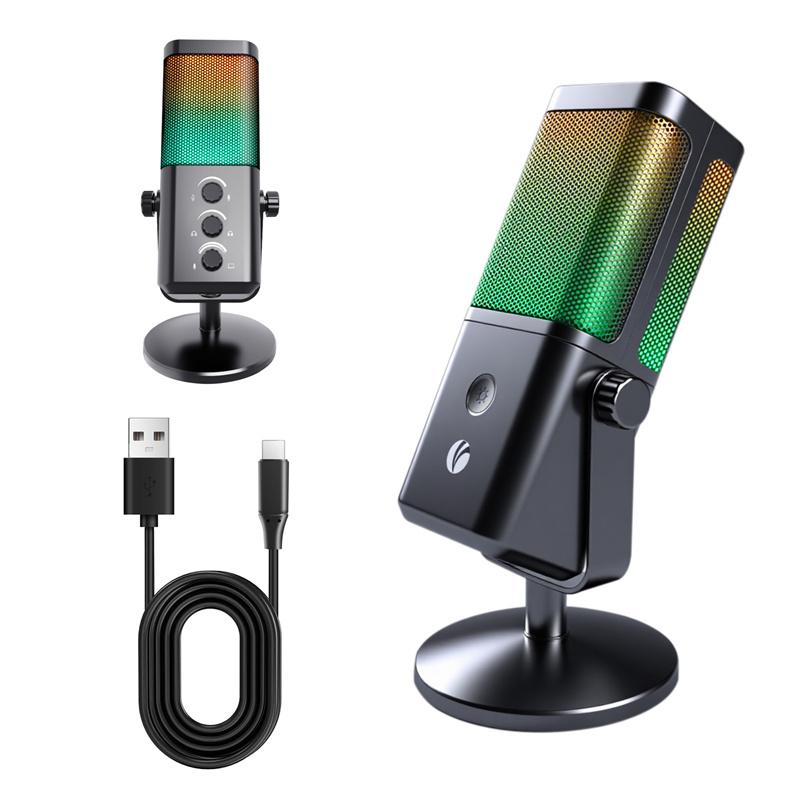 USB RGB Condenser Microphone 24bit/192kHz