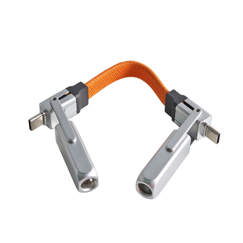 Magnetic Foldable Charging Cable with Lighter