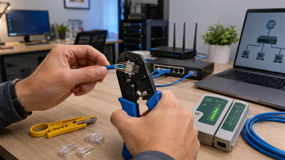How to Wire an Ethernet Cable: RJ45 T568B Wiring Guide and Step-by-Step Tutorial